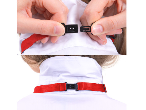 Klasszikus piros csokornyakkendő - 7 x 12 cm - 1 db.