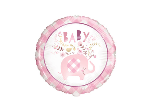 Elefánt fólialufi lány születésnapjára - 1 db.