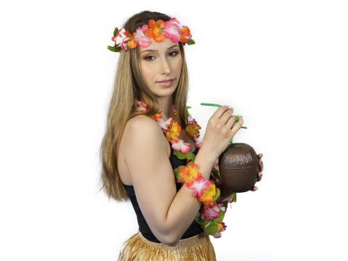 Hawaii narancs és rózsaszín készlet - 4 elem