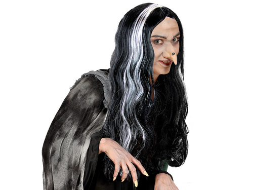 Paróka fekete Mortisia - 1 db.