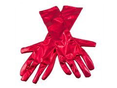 Farsangi kesztyű piros - 40 cm.