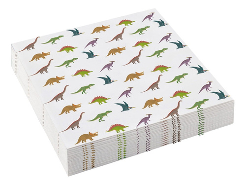 Születésnapi szalvéták dinoszauruszok - 25 cm - 20 db.
