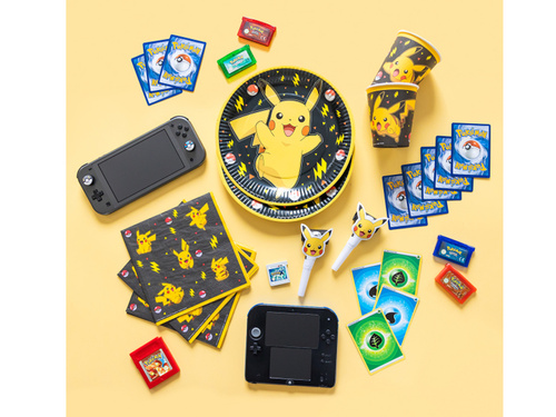 Pokemon papírtányérok - 23 cm - 8 db.