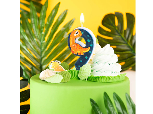 Számgyertya Dinoszauruszok - 9 - kilenc