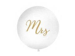 Nyomtatott óriás léggömb Mrs - 1 méter - 1 db.