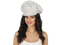 Menyasszonyi sapka kristályokkal - 1 db.