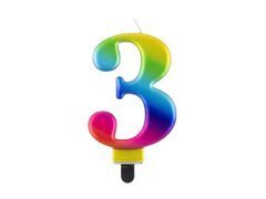 Galaxis számgyertya - 3 - három