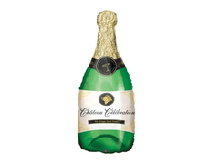 Pezsgős üveg fólialufi - 21 x 51 cm - 1 db.