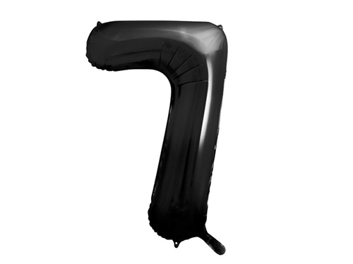 7-es számú fekete fólialufi - 86 cm - 1 db.