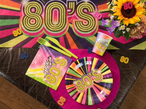 Vissza a 80-as évekbe szalvéták - 33 cm - 20 db.