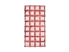 Függöny fólia lufi rózsaszín arany - 55 x 110 cm - 1 db.