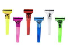 Holografikus roll-out trombitasípok - 6 db