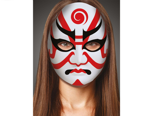 DIY fehér papírmaszk - 1 db.