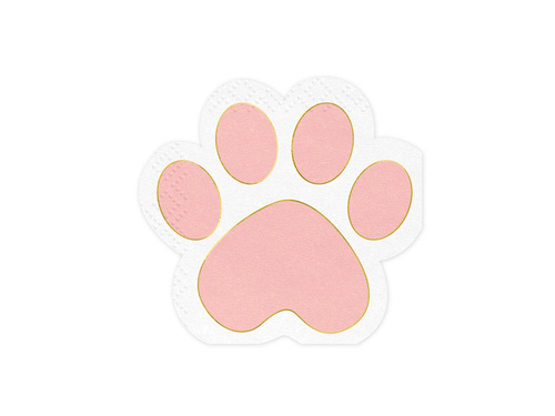 Cicás születésnapi szalvéta - 15,5 x 14,5 cm - 12 db.