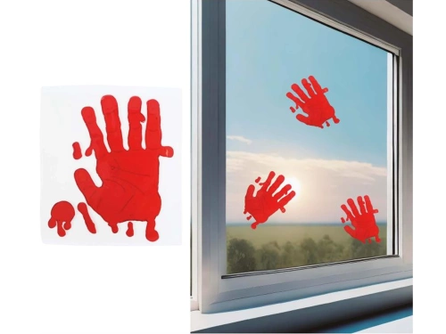 Gél matrica Bloody Hand - 1 db.