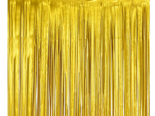 Függöny - Ajtófüggöny matt arany - 100 x 200 cm