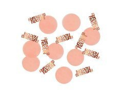 Boldog születésnapot konfetti rózsaszín arany - 25g