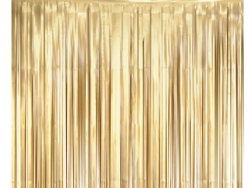 Függöny - Ajtófüggöny matt arany - 100 x 200 cm