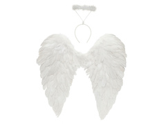 Angyalszárny készlet fehér 60 x 60 cm és Aureole