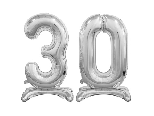 30 ezüst - 74 cm-es fólialufi készlet
