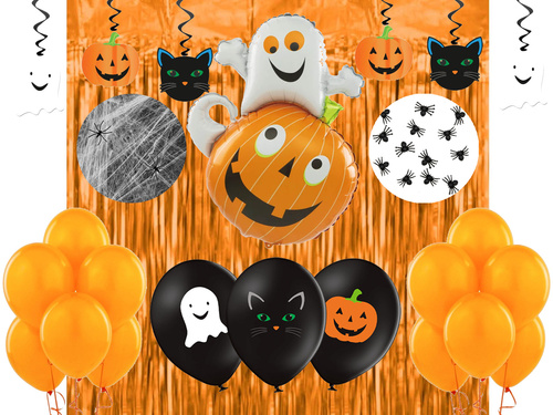 Tök, macska és szellem készlet - 75 db