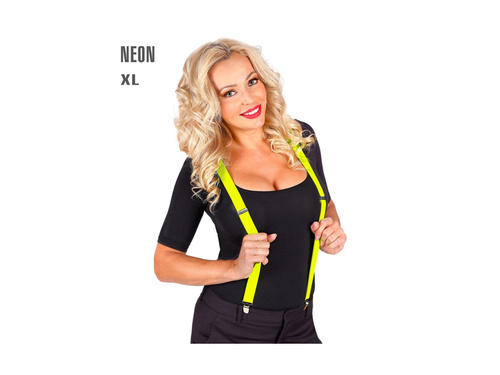 Neonsárga diszkó fogszabályzó