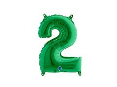 Fólia lufi 2 zöld - 36 cm - 1 db.