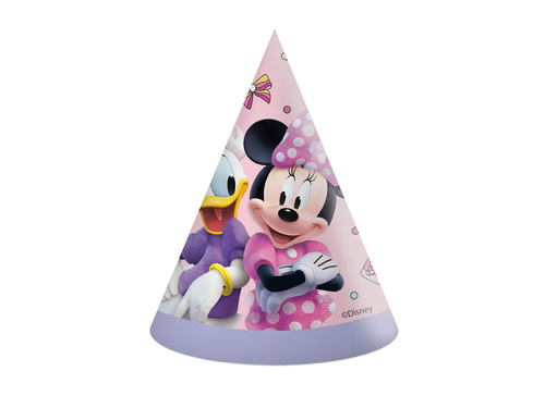 Minnie egér papír sapkák - 6 db.
