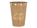 Boldog születésnapot papírpoharak - 270 ml - 10 db.