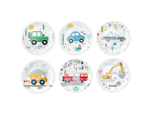 Készlet poharakból + papírtányérokból Cars - 12 db.