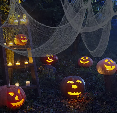 Szürke Halloween háló - 76 x 300 cm - 1 db.