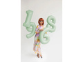 Zöld fóliás lufi 8-as számmal - 72 cm - 1 db.