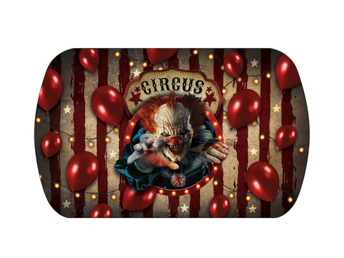 Halloween tálca Ijesztő bohóc - 29 x 15 cm - 1 db.