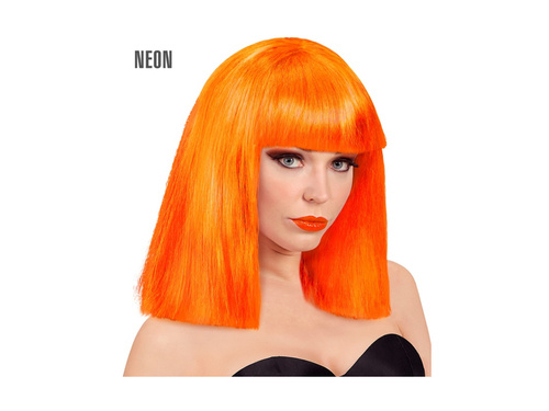 Neon narancssárga Showgirl paróka