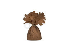 Papírnehezék héliummal töltött lufihoz - barna - 140 g