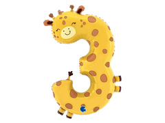 Fólialufi 3. számú zsiráf - 56x90 cm - 1 db.