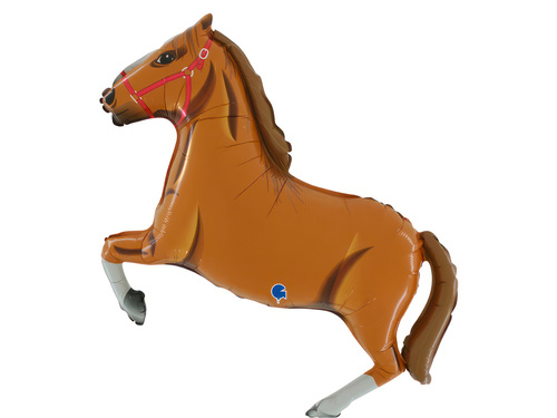 Barna ló fólialufi - 73x80 cm - 1 db.