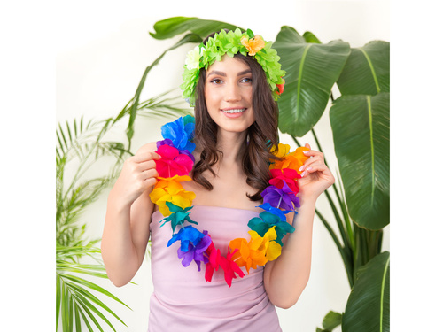 Hawaii színű nyaklánc - 1 db.