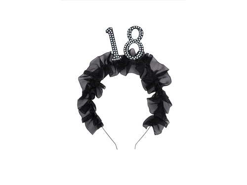 Tizennyolcadik születésnapi szalag fodros - 1 db.