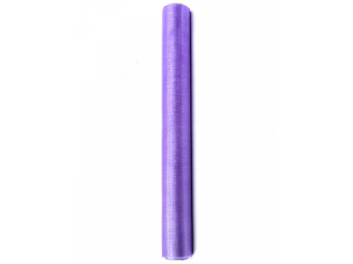 Lila organza sima - 36 cm x 9 méter