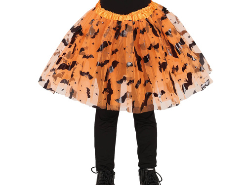 Narancssárga szoknya denevérrel - 30 cm - 1 db.