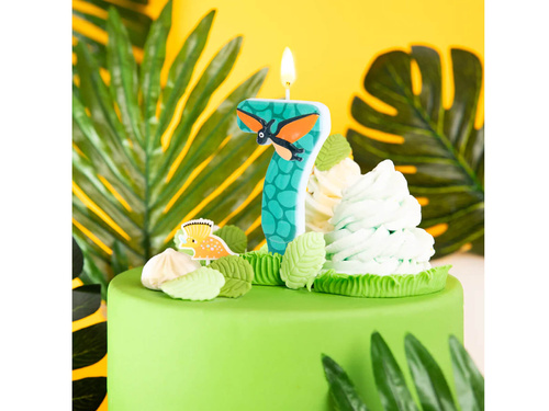 Számgyertya Dinoszauruszok - 7 - hét - hét