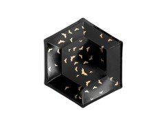 Halloween papírtányérok Trick or Treat - 20 cm - 6 db.