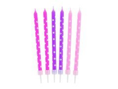 Születésnapi borsó gyertyák lányoknak - 24 db.