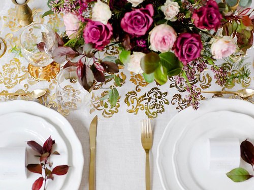 Fehér organza kétoldalas nyomtatással - 36 cm x 9 m.