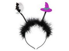 Denevér és sapka fejpánt Halloweenre - 1 db.