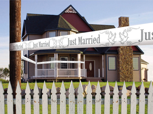 Szalag esküvői kapuk létrehozásához