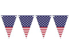 Egyesült Államok zászló lógó transzparens - 5m