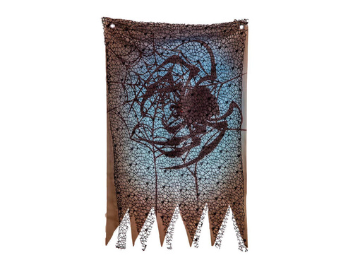 Ablak dekoráció pókokkal Halloweenre - 2 db.