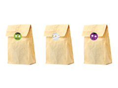 Cukorkás zacskók a Halloween Monsters készletből - 6db.